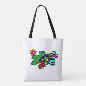 Kolibrie stijl  tote bag (Achterkant)