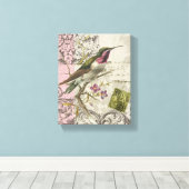  kolibrie...stretched canvas afdruk (Insitu (Houten vloer))