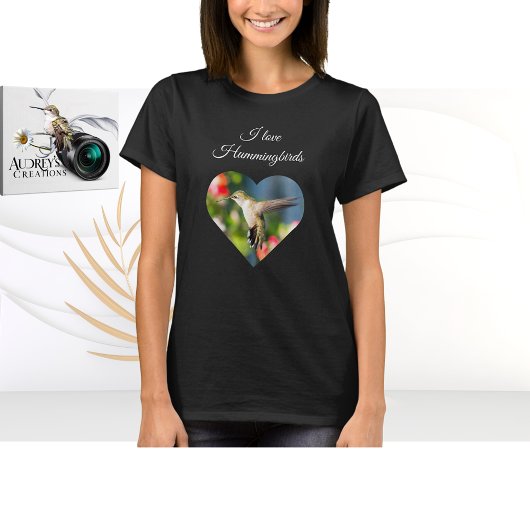Kolibrie T-shirt "Ik hou van kolibries"