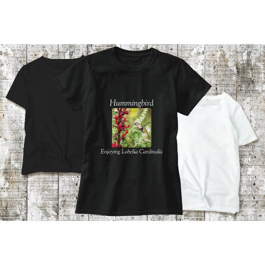 Kolibrie T-shirt Kardinaalbloem