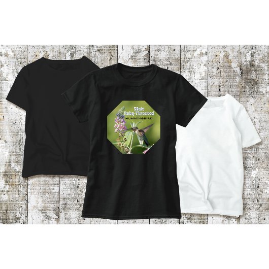 Kolibrie T-shirt - Mannelijk Ruby-Throated