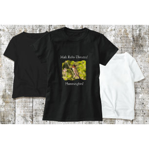 Kolibrie T-shirt mannetje robijnkeelkolibrie