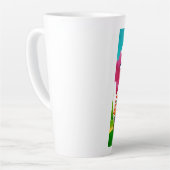 Kolibrie te midden van Natuur's Beauty, Serenade W Latte Mok (Linkerhoek)