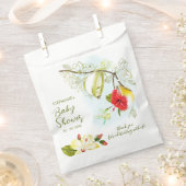 Kolibrie Tea Party Baby shower Bedankzakje (Geknipt)