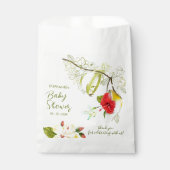 Kolibrie Tea Party Baby shower Bedankzakje (Voorkant)