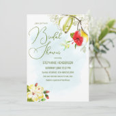 Kolibrie Tea Party Kaart (Staand voorkant)