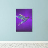 Kolibrie Tekening Canvas Afdruk (Insitu (Houten vloer))