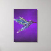 Kolibrie Tekening Canvas Afdruk (Voorkant)