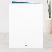 Kolibrie Tiffany-stijl venster Kaart (Achterkant)