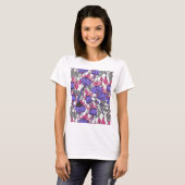 Kolibrie tuin T-shirt (Voorkant volledig)