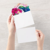 kolibrie-uitnodiging all in one uitnodiging (Afscheurbaar)