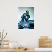 kolibrie uitzicht Poster (Keuken)