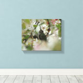 Kolibrie Verpakt Canvas Afdruk (Insitu (Houten vloer))