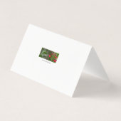 Kolibrie voeden bij Red Crocosmia Kaart (Achterkant)