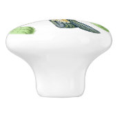 Kolibrie Vogel Bloem Bloemen Tuin Knop (Zijkant)