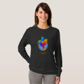 Kolibrie Vogel Levensboom Boeddha Zen Vrede T-shirt (Voorkant volledig)