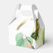 Kolibrie Vogel Wildlife Floral Favor Box Bedankdoosjes (Achterkant)