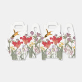 Kolibrie Vogels Lelie Bloemen Tuin Favor Box Bedankdoosjes (Uitgevouwen)