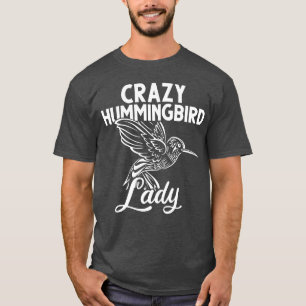 Kolibrie Vogelvoeder Voedsel Nectar grappige meid T-shirt
