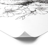 Kolibrie volwassen kleuring poster (Hoek)