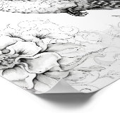 Kolibrie volwassen kleuring poster (Hoek)