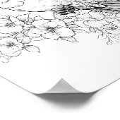 Kolibrie volwassen kleuring poster (Hoek)