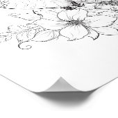 Kolibrie volwassen kleuring poster (Hoek)