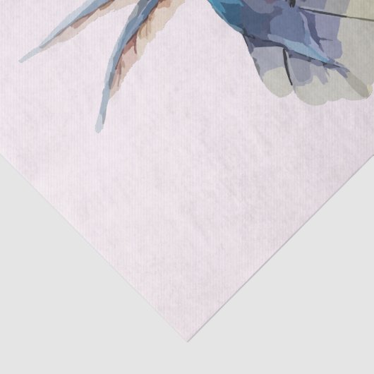 kolibrie waterverf rustige mooie tekening tissuepapier (Detail)