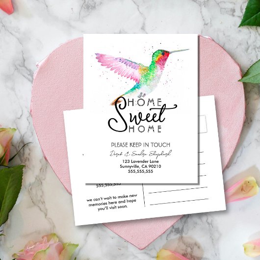 kolibrie | We hebben de adreswijziging verplaatst  Aankondigingskaart