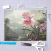 Kolibrie zit, kunstdruk, tissuepapier (Craft)
