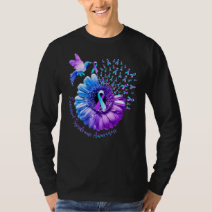 Kolibrie Zonnebloem Paarse & Blauw Emanuel Syndro T-shirt