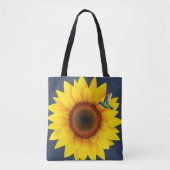 Kolibrie & Zonnebloem Tote Bag (Voorkant)