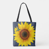 Kolibrie & Zonnebloem Tote Bag (Achterkant)