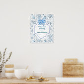 Kolibrieposter voor vieringen poster (Keuken)