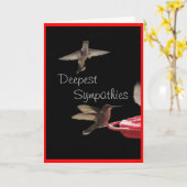 Kolibries 9872-Aanpassen van elke gelegenheid Kaart (Gele Bloem)