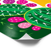 Kolibries en Bloeiende Cactussen Perfect Poster (Hoek)