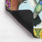 Kolibries en Bloemen #3 Muismat (Hoek)
