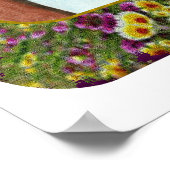 Kolibries en Bloemen #3 Poster (Hoek)
