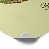 Kolibries en Bloemen #3 Poster (Hoek)