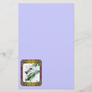 Kolibries en Bloemen #4 Briefpapier