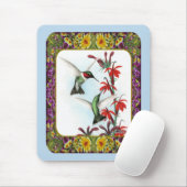 Kolibries en Bloemen #5 Muismat (Met muis)