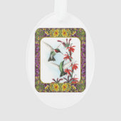 Kolibries en Bloemen #5 Ornament (achterkant)
