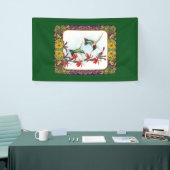 Kolibries en Bloemen #5 Spandoek (Beurs)