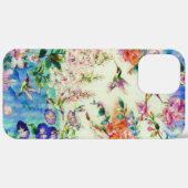 Kolibries en Bloemen Case-Mate iPhone Case (Achterkant (horizontaal))
