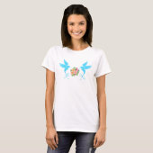 Kolibries en bloemen t-shirt (Voorkant volledig)