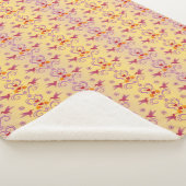 Kolibries en harten sherpa deken (3/4)