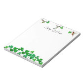 Kolibries en Shamrocks Notitieblok (Linkerzijde)