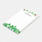 Kolibries en Shamrocks Notitieblok Post-it® Notes (Schuin)