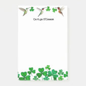 Kolibries en Shamrocks Notitieblok Post-it® Notes (Voorkant)