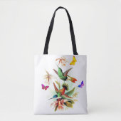 kolibries en vlinders tote bag (Voorkant)